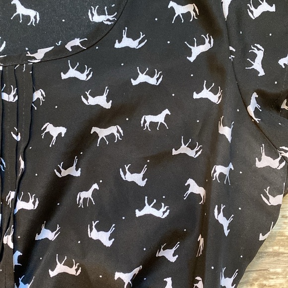 Adorable Horse Summer Dress - Picture 3 of 4